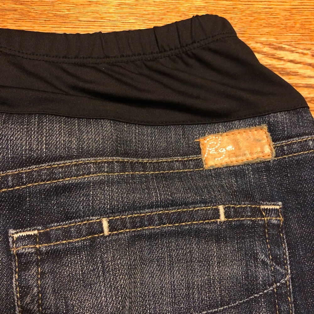 PAIGE maternity 29 Larchmont Jean denim skirt - Picture 6 of 9
